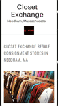 Mobile Screenshot of closetexchange.com